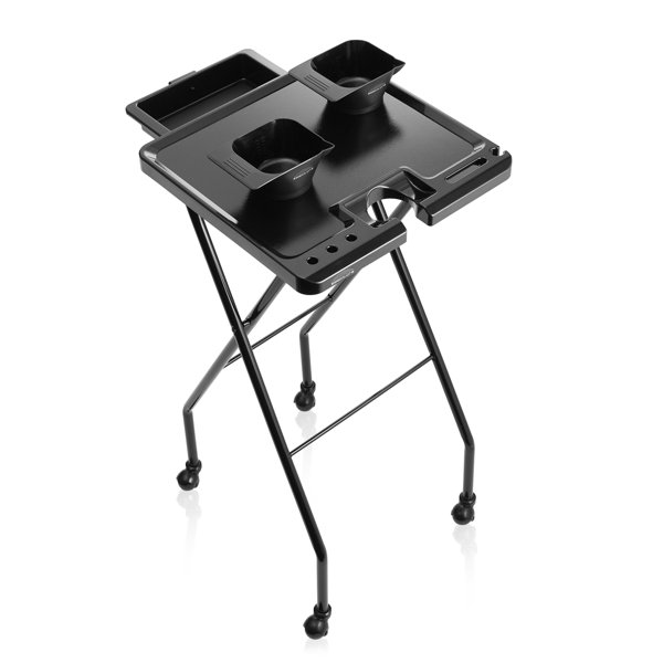 Saloniture Rolling Salon Coloring Tray with Drawer and Bowls